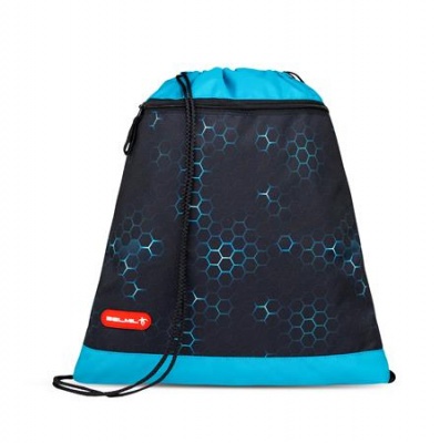 Tornazsák, BELMIL "Kick the ball", fekete- kék, foci