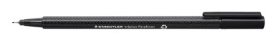 Tűfilc, 0,3 mm, STAEDTLER "Triplus 334", fekete